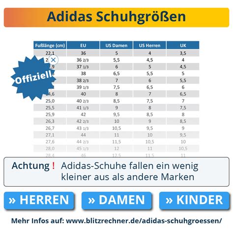 adidas schuhe nummer größer|adidas umrechner höhe.